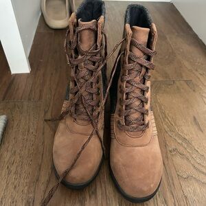 Sorel Brown Heeled Boots